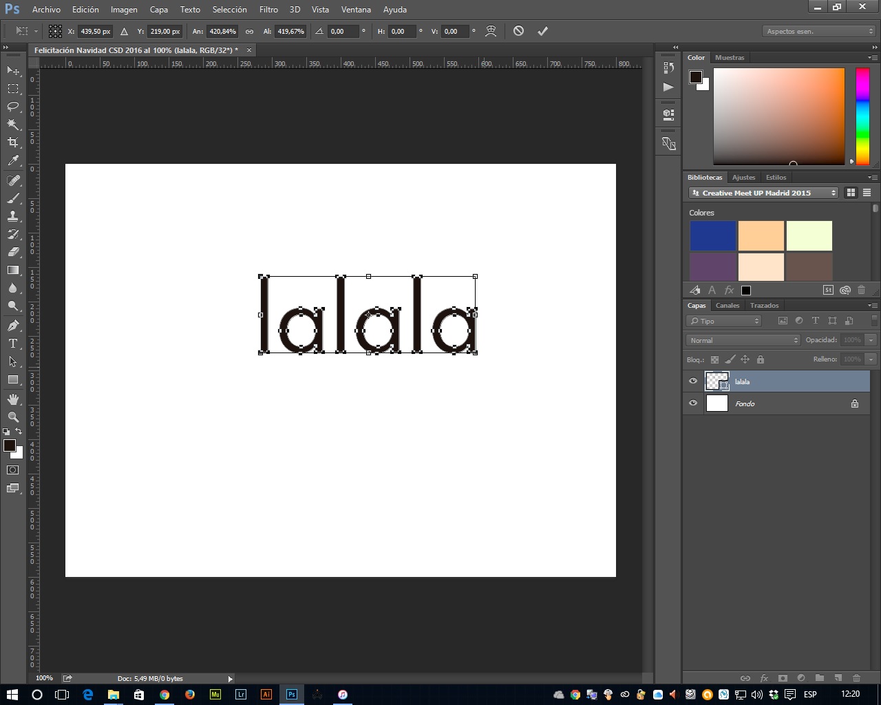Cómo trazar tipografías en Photoshop
